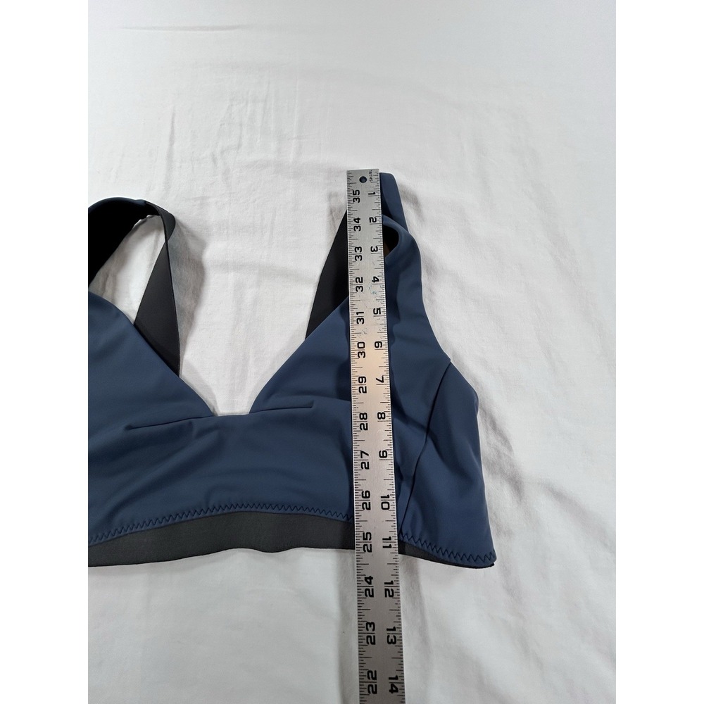 Lululemon Lab Kasta Bra Ink Blue M 6 8 Active Wear V Neck Limited Edition - Picture 6 of 7